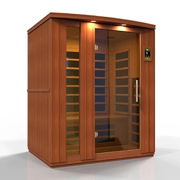 Dynamic Lugano 3-Person Low EMF FAR Infrared Sauna