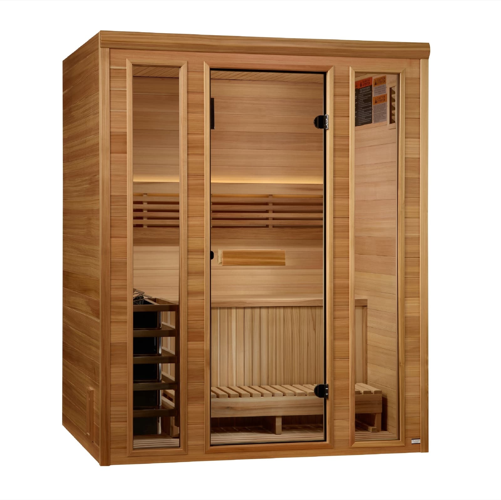 Golden Designs 2025 "Andermatt Edition" 2-3 Person Indoor Traditional Steam Sauna
