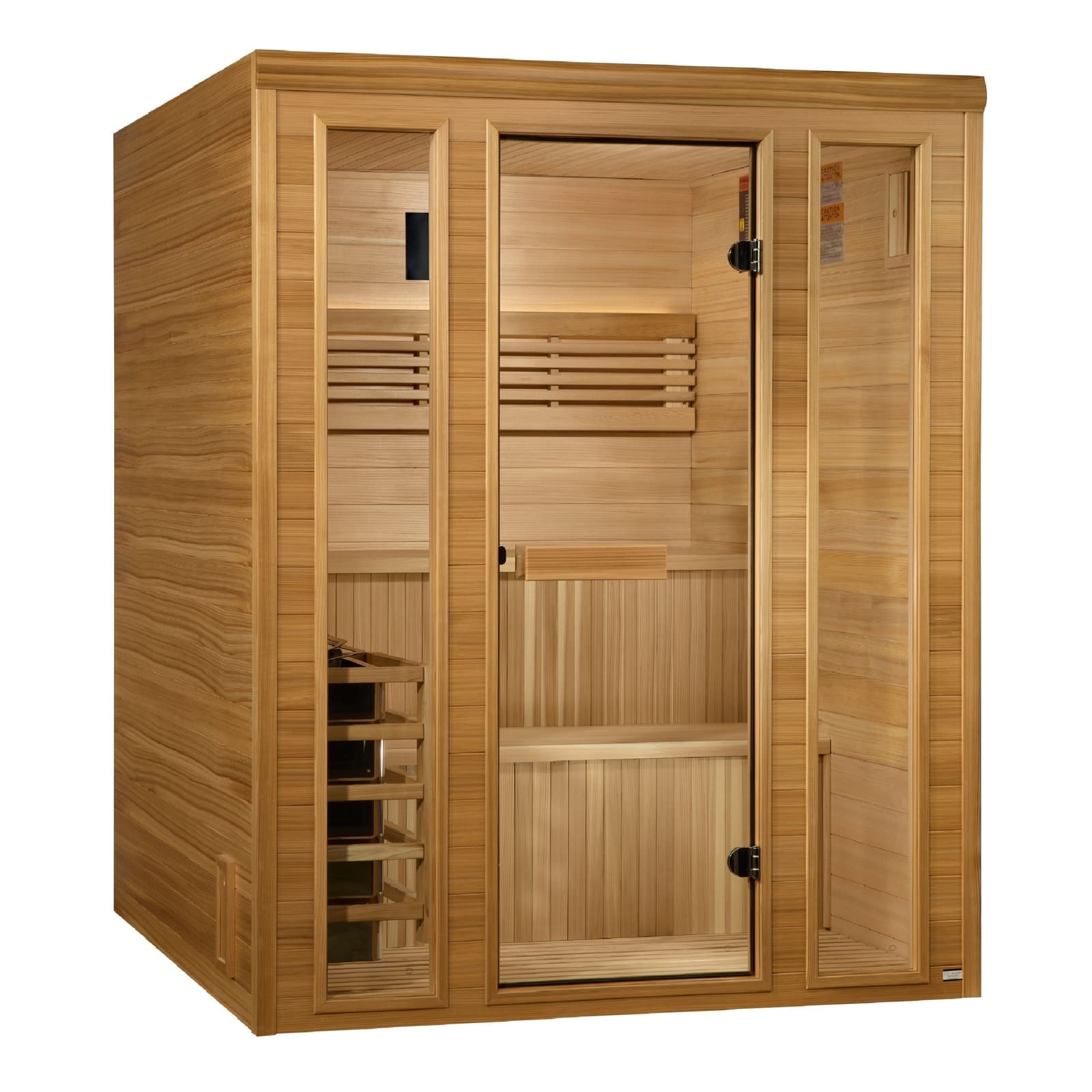 Golden Designs 2025 "Engelberg Edition" 4-6 Person Indoor Traditional Steam Sauna