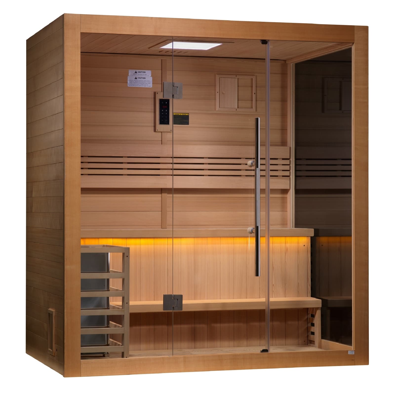 Golden Designs "Forssa Edition" 3-Person Indoor Traditional Steam Sauna