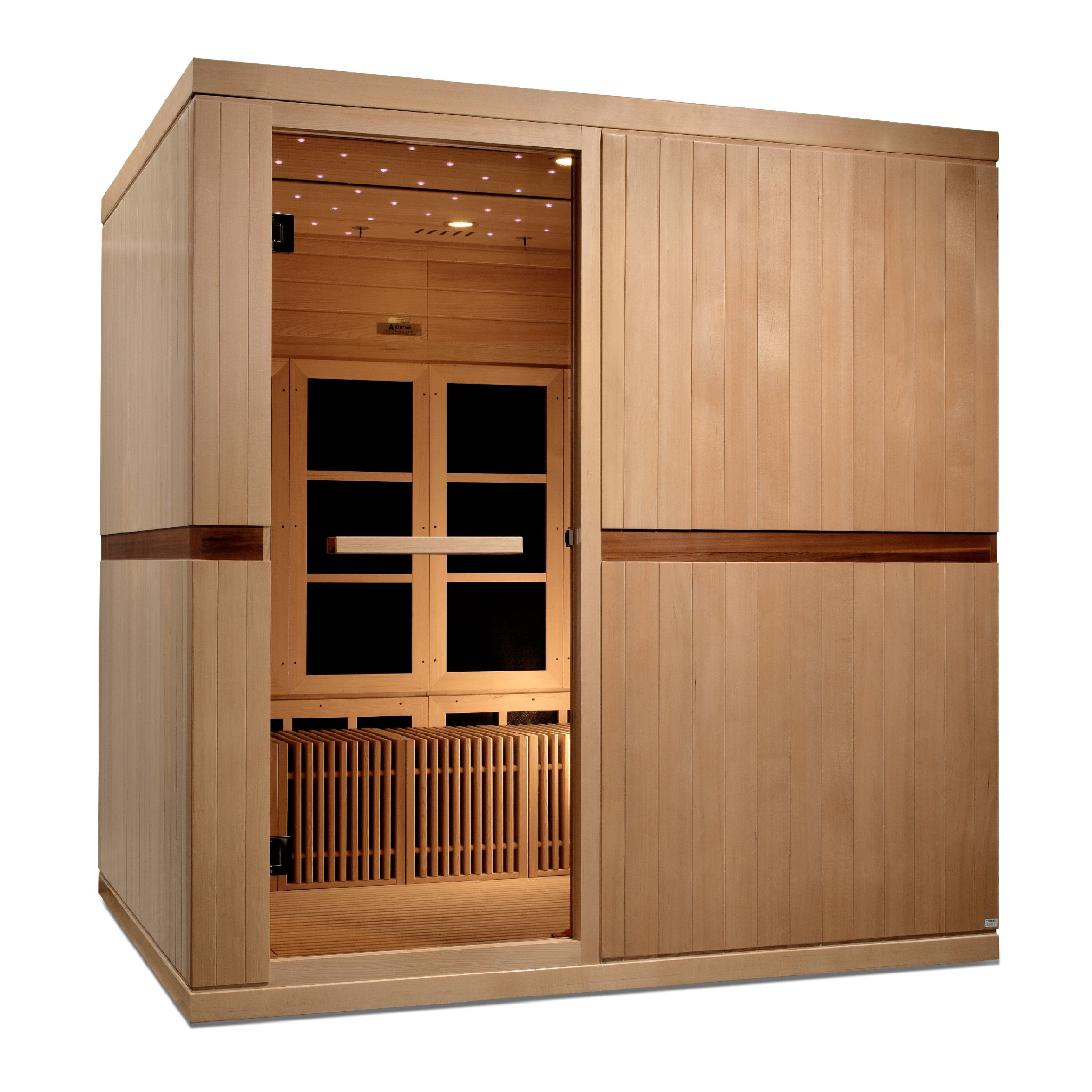 Golden Designs Catalonia 8-Person Near-Zero EMF Full Spectrum Infrared Sauna