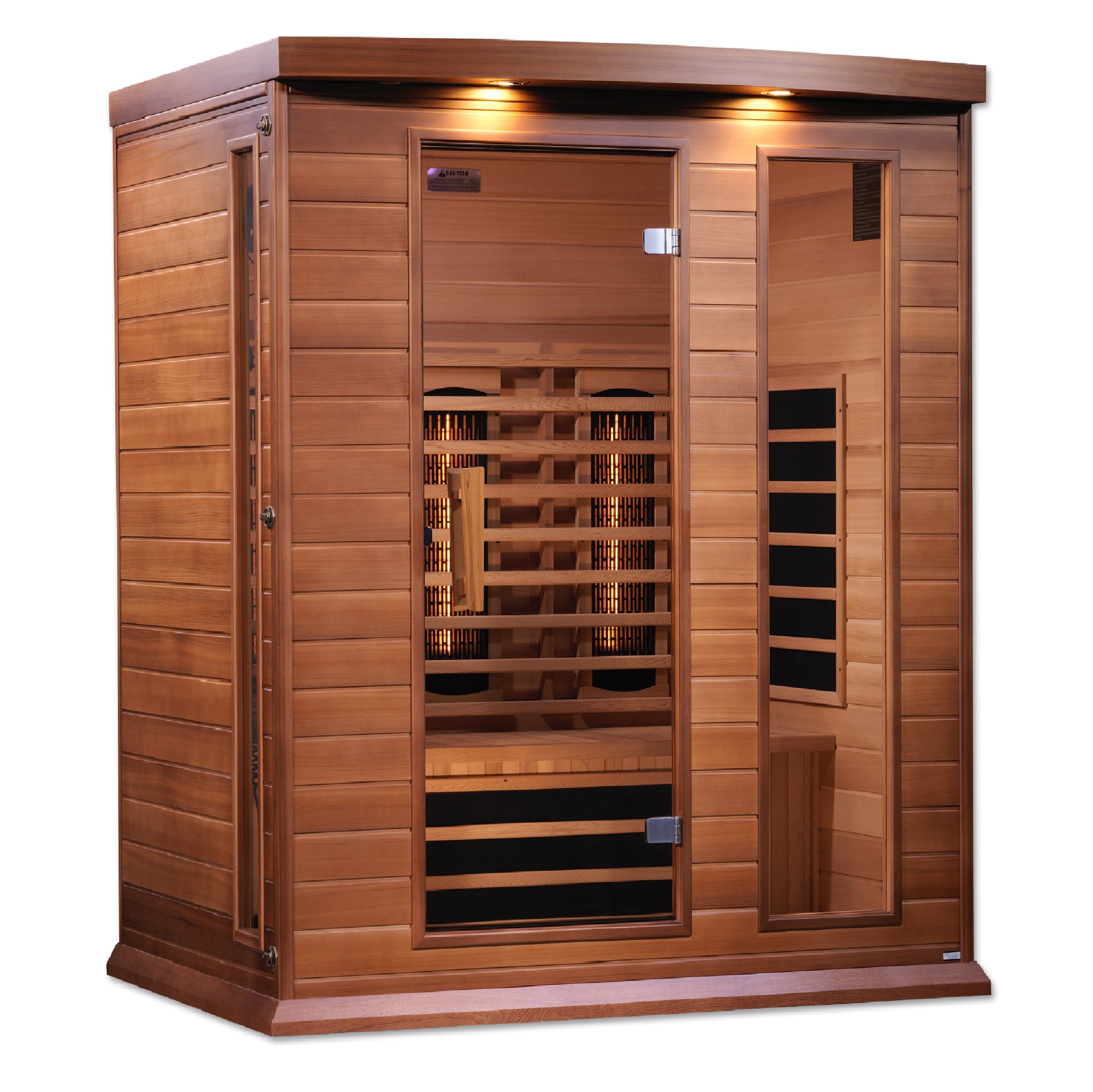 Maxxus 3-Person Full Spectrum Near-Zero EMF Infrared Sauna (Canadian Red Cedar)